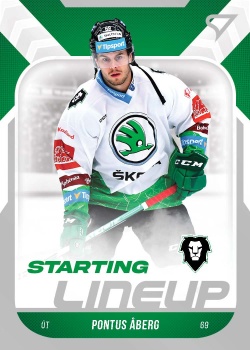 Pontus Aberg Mlada Boleslav Tipsport ELH 2022/23 SportZoo 2. serie Starting LINEUP #SL-22